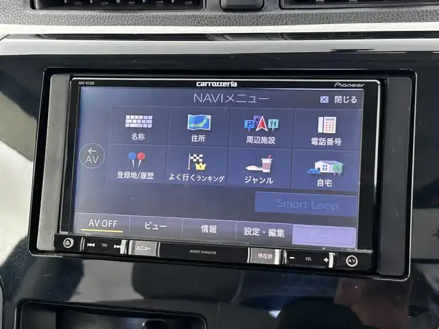 三菱 ｅＫワゴン E 大分県 2017(平29)年 3.7万km アメジストブラック 社外ナビ（AVIC-RZ300）/CD/DVD/AM/FM/シートヒーター/フロアマット/パワーウィンドウ/パワーステアリング/ベンチシート