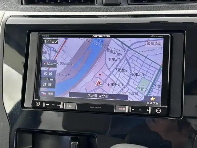 三菱 ｅＫワゴン E 大分県 2017(平29)年 3.7万km アメジストブラック 社外ナビ（AVIC-RZ300）/CD/DVD/AM/FM/シートヒーター/フロアマット/パワーウィンドウ/パワーステアリング/ベンチシート