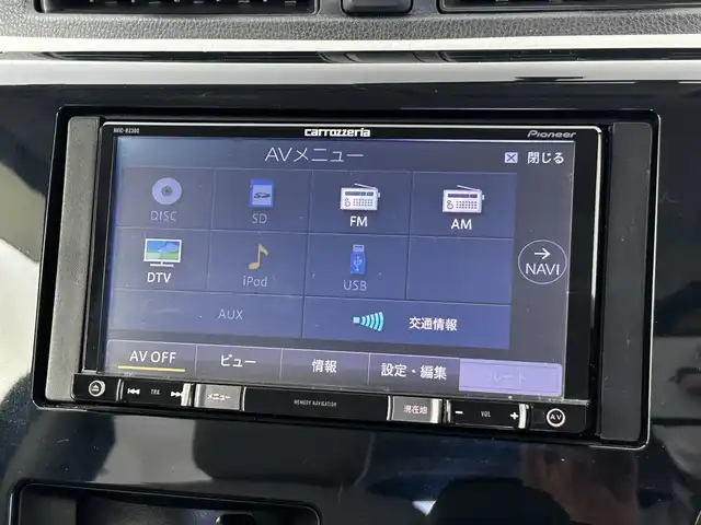 三菱 ｅＫワゴン E 大分県 2017(平29)年 3.7万km アメジストブラック 社外ナビ（AVIC-RZ300）/CD/DVD/AM/FM/シートヒーター/フロアマット/パワーウィンドウ/パワーステアリング/ベンチシート