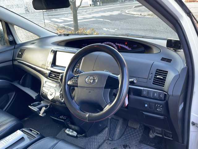 トヨタ エスティマ アエラス プレミアムエディション 福島県 2013(平25)年 18.9万km ホワイトパールクリスタルシャイン 社外ナビゲーション/型番：MDV-Z700W/【CD/DVD/SD/USB/BT/TV】/バックカメラ/フリップダウンモニター/ビルトインETC/レーダー探知機/型番：AR-G1A/両側電動スライドドア/クルーズコントロール/HIDオートライト/ルーフBOX/社外フロアマット/純正ドアバイザー