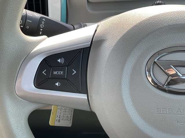 ダイハツ ムーヴ キャンバス G メイクアップ リミテッド　SAⅢ 道北・旭川 2019(令1)年 0.9万km パールホワイトⅢ/ファインミントメタリック 2トーン /4WD//禁煙車//純正ナビ/CD/DVD/BT/フルセグ/SD/HDMI//パノラミックビューモニター//両側パワースライドドア//アイドリングストップ//オートライト//スマートアシスト3/衝突軽減ブレーキ/誤発進抑制機能/対自転車・歩行者警報ブレーキ/オートハイビーム/前方発進お知らせ機能//ETC//ナビ連動ドライブレコーダー//横滑り防止//LEDヘッドライト//ステアリングスイッチ//純正フロアマット//ドアバイザー//保証書//スペアキー