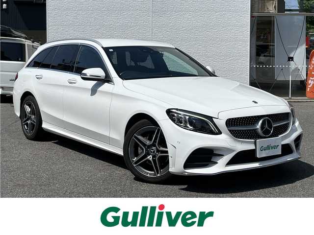 メルセデス・ベンツ Ｃ２００ ステーションワゴン アバンギャルドAMGライン 愛知県 2019(令1)年 8.8万km ポーラホワイト /禁煙車/正規ディーラ車//純正HDDナビ・フルセグTV・ドラレコ//バックカメラ/ビルトインETC2.0//アテンションアシスト//アダプディブハイビームアシストプラス//アクティブブレーキアシスト//クルーズコントロール//レーンチェンジアシスト//ブラインドスポッドアシスト//パーキングアシスト//レーンキープアシスト//エマージェンシーストップアシスト//PRE-SAFE//PRE-SAFEサウンド//ESP【横滑り防止】//CPA【衝突警告システム】//前後クリアランスソナー//道路標識アシスト//前席パワーシート・シートヒーター// 電動開閉テールゲート//社外18インチアルミホイール【スタッドレス】//純正18インチアルミホイール積込//LEDヘッドライト・オートライト//プッシュスタート//パドルシフト//革巻きステアリング・ステアリングスイッチ//電動格納ミラーウインカー//アイドリングストップ//タイヤ空気圧警告//スペアキー1本//取扱説明書//保証書