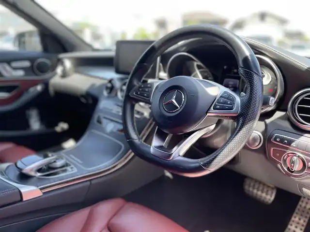 メルセデス・ベンツ Ｃ２００ ワゴン スポーツ 本革 栃木県 2017(平29)年 6.8万km ダイヤモンドホワイト レーダーセーフティパッケージ/赤革シート/エアバランスパッケージ/ナビ/フルセグTV/バックカメラ/ETC/パワーバックドア/　フットオープナー/パワーシート /シートヒーター /ディストロニック /パークトロニック /レーンキープアシスト/ブラインドスポット /ドライブレコーダー前後/アンビエントライト