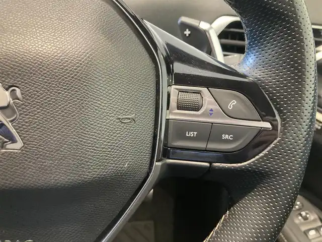 プジョー ３００８ GT ブルー HDi 熊本県 2020(令2)年 5.9万km 黒 ・スマートキー/・プッシュスタート/・パノラマサンルーフ/・アクティブセーフティブレーキ/・疲労検知/・インテリジェントハイビーム/・レーンキープアシスト/・パーキングアシスト/・パーキングセンサー/・ブラインドスポットモニター/・疲労検知/・クルーズコントロール(追従式)/・ハーフレザーシート/・D席パワーシート/・前席シートヒーター /・純正メモリナビ/　【Bluetooth・USB・AppleCarPlay・AndroidAuto】/・フルセグTV/・バックカメラ/・フロントカメラ＆左サイドカメラ/・ETC/・パワーバックドア/・LEDヘッドランプ/・LEDフォグランプ/・純正マット