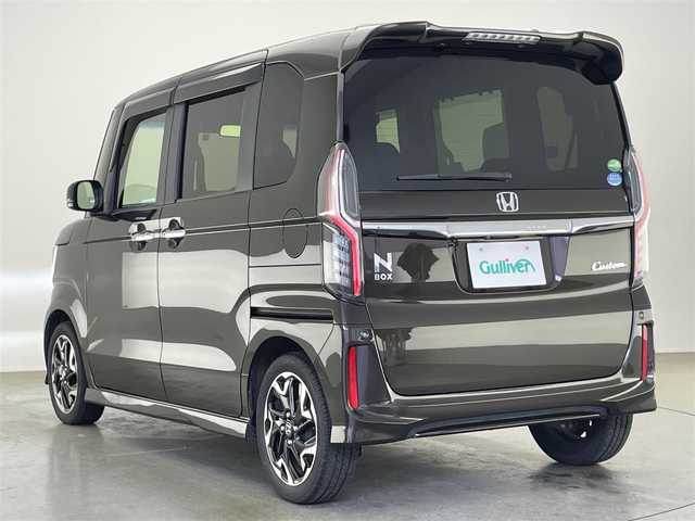 ホンダ Ｎ ＢＯＸ カスタム G L ターボ ホンダセンシング 愛知県 2018(平30)年 6.7万km プレミアムグラマラスブロンズP 社外８型ナビ　フルセグＴＶ　Ｂｌｕｅｔｏｏｔｈ　バックカメラ　両側パワースライドドア　ホンダセンシング　衝突軽減　追従クルコン　ＬＥＤオートライト　踏み間違い防止　ＥＴＣ　リアシェード　フォグ　禁煙車