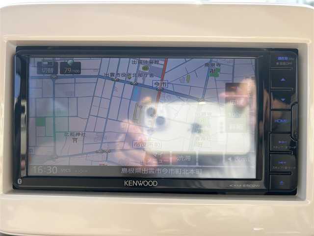 スズキ ラパン X 島根県 2017(平29)年 2.7万km フレンチミントパールメタリック 純正メモリーナビ（ケンウッド製）/フルセグＴＶ　/ＤＶＤ再生　/バックカメラ　/運転席シートヒーター　/前後ドラレコ　/スマートキー　/プッシュスタート　/衝突軽減ブレーキ　/オートライト　/オートエアコン　/純正フロアマット　/保証書・取説