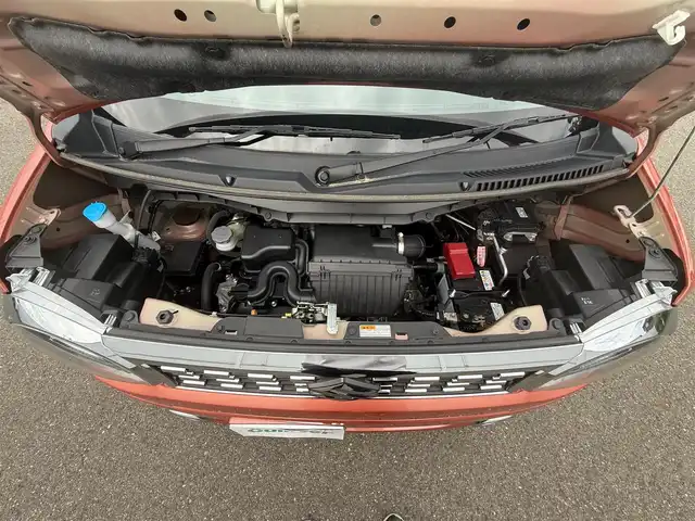 スズキ ワゴンＲ スマイル HYBRID X 岩手県 2021(令3)年 1.1万km コーラルオレンジメタリック/アーバンブラウン2トーン 純正ナビ　全周囲Ｃ　両側電動スライド　ヘッドアップディスプレイ　フルセグ　ＢＴ　シートヒーター　レーダークルーズ　ＥＴＣ　ステアスイッチ　ドラレコ　ミラーヒーター　オートＬＥＤライト　フォグランプ
