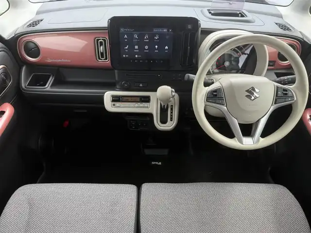 スズキ ワゴンＲ スマイル HYBRID X 岩手県 2021(令3)年 1.1万km コーラルオレンジメタリック/アーバンブラウン2トーン 純正ナビ　全周囲Ｃ　両側電動スライド　ヘッドアップディスプレイ　フルセグ　ＢＴ　シートヒーター　レーダークルーズ　ＥＴＣ　ステアスイッチ　ドラレコ　ミラーヒーター　オートＬＥＤライト　フォグランプ