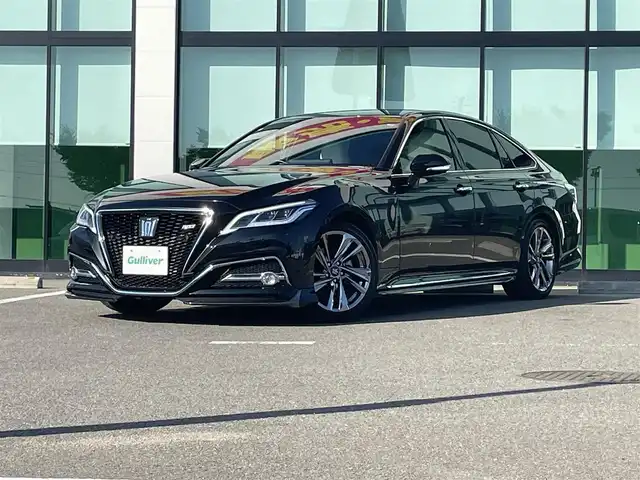 トヨタ クラウン ハイブリッド RS アドバンス 和歌山県 2021(令3)年 6.8万km プレシャスブラックパール 純正12.3インチコネクティッドナビ/フルセグTV/Bluetooth/TVキャンセラー/バックカメラ/ビルトインETC/置くだけ充電/トヨタセーフティセンス/レーダークルーズコントロール/BSM/HUD/レザーシート/前席パワーシート/前席シートヒーター/前席シートベンチレーション/革巻きステアリング/ステアリングヒーター/電動テレスコチルト/LEDヘッドライト/フォグランプ/オートライト/オートハイビーム/純正18インチAW/モデリスタエアロ（フロント）/プッシュスタート/スマートキー