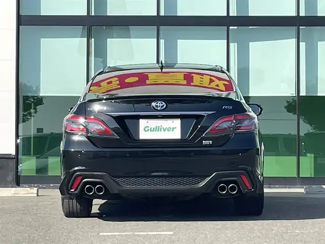 トヨタ クラウン ハイブリッド RS アドバンス 和歌山県 2021(令3)年 6.8万km プレシャスブラックパール 純正12.3インチコネクティッドナビ/フルセグTV/Bluetooth/TVキャンセラー/バックカメラ/ビルトインETC/置くだけ充電/トヨタセーフティセンス/レーダークルーズコントロール/BSM/HUD/レザーシート/前席パワーシート/前席シートヒーター/前席シートベンチレーション/革巻きステアリング/ステアリングヒーター/電動テレスコチルト/LEDヘッドライト/フォグランプ/オートライト/オートハイビーム/純正18インチAW/モデリスタエアロ（フロント）/プッシュスタート/スマートキー