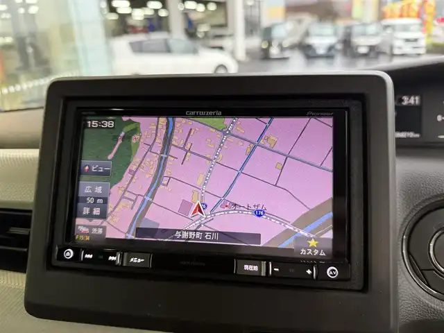 ホンダ Ｎ ＢＯＸ G L ホンダセンシング 京都府 2018(平30)年 6.9万km クリスタルブラックパール ホンダセンシング/・衝突軽減ブレーキ/・誤発進抑制機能/・後方誤発進抑制機能/・先行車発進お知らせ機能/・アダブティブクルーズコントロール/・オートハイビーム/・路外逸脱抑制機能/カロッツェリアメモリーナビ、地デジ/バックカメラ/運転席シートヒーター/ビルトインETC/左側パワースライドドア/ステアリングスイッチ/USB端子