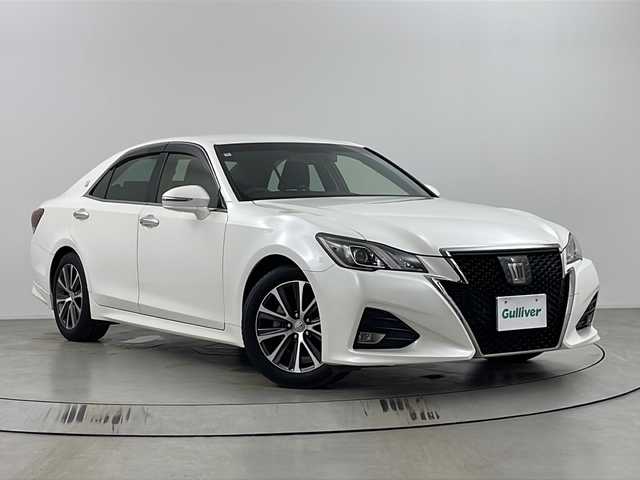 トヨタ クラウン アスリート S-T 埼玉県 2016(平28)年 7.4万km ホワイトパールクリスタルシャイン 純正ナビ　/　AM/FM/CD/BT/フルセグ/バックカメラ　/ドライブレコーダー　/追従式クルーズコントロール　/ビルトインＥＴＣ　/パワーシート　/衝突軽減システム　/純正アルミホイール　/純正フロアマット　/前後コーナーセンサー　/ＬＥＤヘッドライト/ドアバイザー