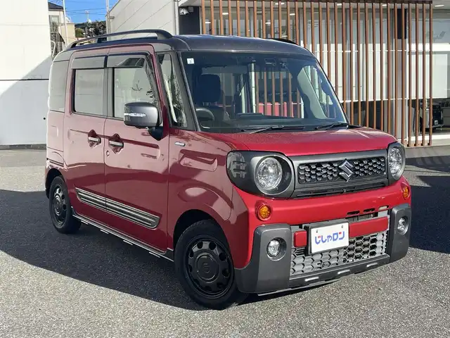 スズキ スペーシア ギア HYBRID XZターボ 千葉県 2019(平31)年 10.4万km フェニックスレッドパール/ガンメタリック2トーンルーフ 【(株)IDOMが運営する【じしゃロン八千代店】の自社ローン対象車両になります。こちらは現金ご利用時の価格です。自社ローンご希望の方は別途その旨お申付け下さい。】/純正DラーOPパナソニックナビ（CN-RZ746W）/・CD/DVD/・フルセグTV/・Bluetooth接続/ETC/ドライブレコーダー/両側パワースライドドア/クルーズコントロール/パドルシフト/ステアリングリモコン/D/N席シートヒーター/LEDヘッドライト/フォグランプ/ドアバイザー/ウインカーミラー