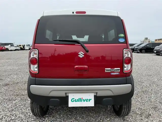 スズキ ハスラー G 茨城県 2019(令1)年 5.9万km フェニックスレッドパール/ホワイト2トーンルーフ 〇ワンオーナー/〇OPホワイトルーフ/〇社外ナビ/〇フルセグTV/〇デュアルカメラブレーキサポート/〇シートヒーター/〇純正１５インチスチールホイール/〇電動格納ミラー/〇キーレス/プッシュスタート/〇禁煙車