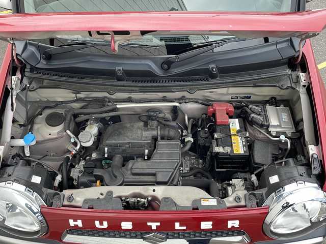 スズキ ハスラー G 茨城県 2019(令1)年 5.9万km フェニックスレッドパール/ホワイト2トーンルーフ ワンオーナー/デュアルカメラブレーキサポート/・車線逸脱警報機能/・ふらつき警報機能/・先行車発進お知らせ機能/・アイドリングストップシステム/社外ナビ/　　CD/DVD/SD/ワンセグ/シートヒーター/純正15インチスチールホイール/純正フロアマット/ハロゲンヘッドランプ/ステアリングスイッチ/オートエアコン/キーレスプッシュスタートシステム