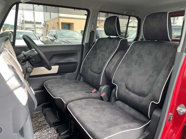 スズキ ハスラー G 神奈川県 2019(令1)年 5.9万km フェニックスレッドパール/ホワイト2トーンルーフ ワンオーナー/デュアルカメラブレーキサポート/・車線逸脱警報機能/・ふらつき警報機能/・先行車発進お知らせ機能/・アイドリングストップシステム/社外ナビ/　　CD/DVD/SD/ワンセグ/シートヒーター/純正15インチスチールホイール/純正フロアマット/ハロゲンヘッドランプ/ステアリングスイッチ/オートエアコン/キーレスプッシュスタートシステム