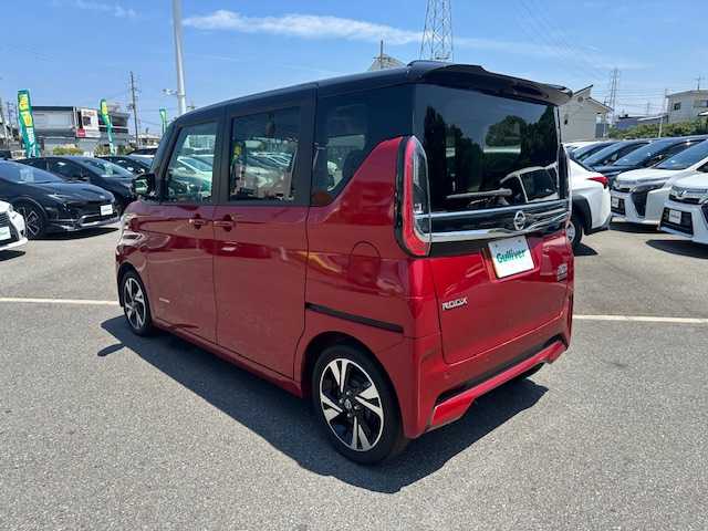 日産 ルークス HWS Gターボ プロパイロットED 大阪府 2020(令2)年 2.3万km スパークリングレッド/ブラック ナビ　/フルセグ　/Ｂｌｕｅｔｏｏｔｈ　/全方位カメラ　/両側パワースライドドア　/ＬＥＤヘッドライト　/オートハイビーム　/プロパイロット　/レーダークルーズコントロール　/ＥＴＣ　/フロアーマット　/スマートキー