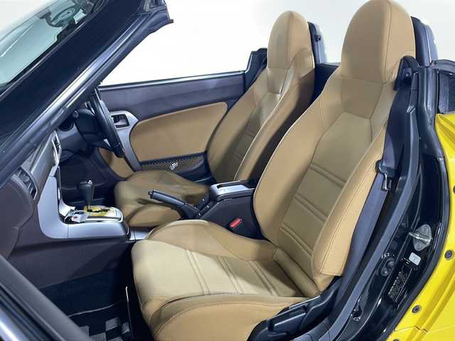 ダイハツ コペン セロ 広島県 2015(平27)年 6.7万km ジョーヌイエロー 純正ナビ/・CD/DVD/DTV/Bluetooth/シートヒーター /純正アルミホイール/LEDライト/スマートキー/プッシュスタート /社外足回り/ETC/フロアマット/HKSマフラー