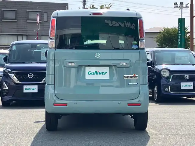 スズキ スペーシア HYBRID X 静岡県 2021(令3)年 2.5万km オフブルーメタリック/ホワイト2トーン 8インチナビ（CD/DVD/BT/フルセグ）/全方位カメラ/ドライブレコーダー前後/ETC/オートエアコン/スマートキー/スペアキー1本/レーダークルーズコントロール/USB入力端子/純正フロアマット/D席シートヒーター/両側パワースライドドア/ABS/横滑り防止装置/コーナーセンサー/レーンキープアシスト/オートライト/オートマチックハイビーム/盗難防止装置/LEDヘッドライト/W+サイドエアバック/衝突軽減システム/ヘッドアップディスプレイ/エンジンスタートボタン/パワーウィンドウ/パワーステアリング