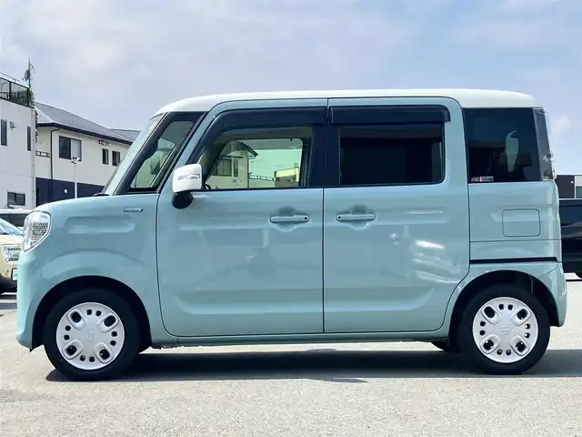 スズキ スペーシア HYBRID X 静岡県 2021(令3)年 2.5万km オフブルーメタリック/ホワイト2トーン 8インチナビ（CD/DVD/BT/フルセグ）/全方位カメラ/ドライブレコーダー前後/ETC/オートエアコン/スマートキー/スペアキー1本/レーダークルーズコントロール/USB入力端子/純正フロアマット/D席シートヒーター/両側パワースライドドア/ABS/横滑り防止装置/コーナーセンサー/レーンキープアシスト/オートライト/オートマチックハイビーム/盗難防止装置/LEDヘッドライト/W+サイドエアバック/衝突軽減システム/ヘッドアップディスプレイ/エンジンスタートボタン/パワーウィンドウ/パワーステアリング