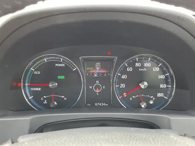 トヨタ クラウン ハイブリッド アスリートS 福岡県 2016(平28)年 6.8万km ホワイトパールクリスタルシャイン メーカーナビ/フルセグTV/CD/DVD/BT/SD/AUX/バックカメラ/クルーズコントロール/前席シートヒーター/ステアリングヒーター/前席パワーシート/ＬＥＤオートライト/フォグランプ/純正ＡＷ/ビルトインＥＴＣ