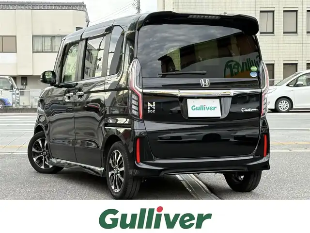 ホンダ Ｎ ＢＯＸ カスタム G L ホンダセンシング 三重県 2018(平30)年 4.8万km クリスタルブラックパール ♪ワンオーナー/♪走行47829Km/ホンダセンシング /・衝突軽減ブレーキ(CMBS)/・誤発進抑制機能/・後方誤発進抑制機能/・歩行者事故低減ステアリング/・アダプティブクルーズコントロール/・LKAS(車線維持支援システム)/・路外逸脱抑制機能/・先行車発進お知らせ機能/・標識認識機能/・オートハイビーム/スマートキー×2/プッシュスタート/パワースライドドア/アイドリングストップ/社外ナビ/・USB・CD・SD録音/・フルセグ・DVD再生/・Bluetoothオーディオ/・バックカメラ/USBポート(充電)×2/純正14インチAW/LEDヘッドライト/LEDフォグライト/オートライト/ウィンカーミラー/電格ミラー/ビルトインETC/ステアリングスイッチ/プライバシーガラス/フロアマット/ドアバイザー/サイド/カーテンエアバック