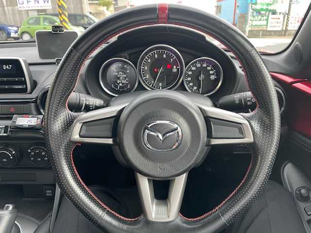 マツダ ロードスター NR－A 神奈川県 2018(平30)年 8.5万km ソウルレッドクリスタルM ワンオーナー/プッシュスタート/ETC/バックカメラ/取扱説明書/保証書