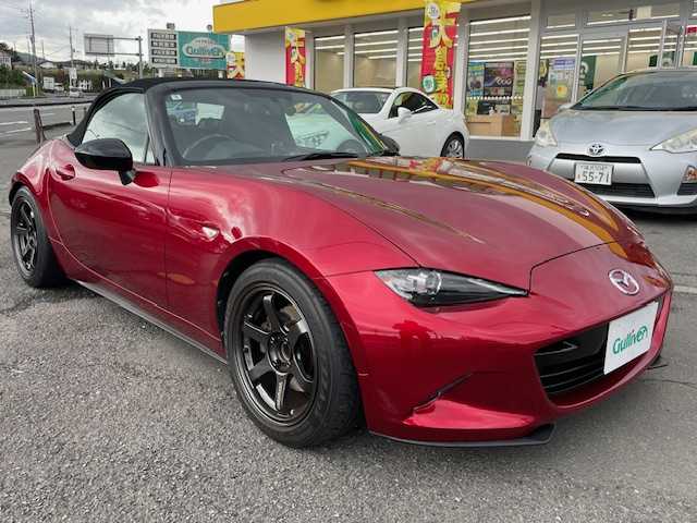 マツダ ロードスター NR－A 神奈川県 2018(平30)年 8.5万km ソウルレッドクリスタルM ワンオーナー/プッシュスタート/ETC/バックカメラ/取扱説明書/保証書