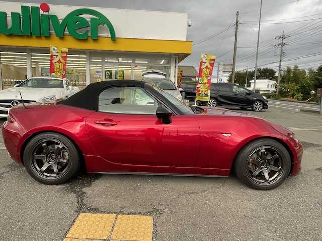 マツダ ロードスター NR－A 神奈川県 2018(平30)年 8.5万km ソウルレッドクリスタルM ワンオーナー/プッシュスタート/ETC/バックカメラ/取扱説明書/保証書
