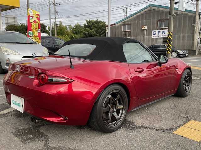 マツダ ロードスター NR－A 神奈川県 2018(平30)年 8.5万km ソウルレッドクリスタルM ワンオーナー/プッシュスタート/ETC/バックカメラ/取扱説明書/保証書