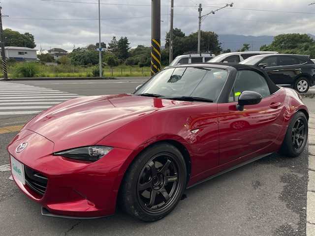 マツダ ロードスター NR－A 神奈川県 2018(平30)年 8.5万km ソウルレッドクリスタルM ワンオーナー/プッシュスタート/ETC/バックカメラ/取扱説明書/保証書