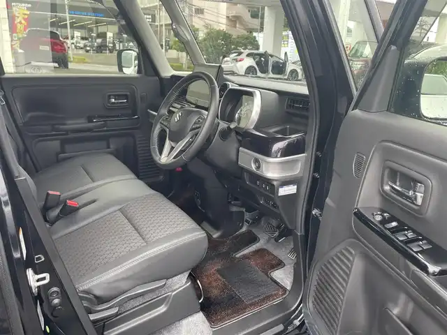 スズキ スペーシア カスタム HYBRID XS 長崎県 2022(令4)年 3万km ブルーイッシュブラックパール3 純正ナビ(FM/AM/CD/DVD/BT/フルセグTV)/スズキセーフティサポート/・デュアルセンサーブレーキサポート/・前後誤発進抑制機能/・車線維持支援機能/・車線逸脱抑制機能/・車線逸脱警報機能/・ふらつき警報機能/・標識認識機能/・先行車発進お知らせ機能/・ハイビームアシスト/・全方位カメラ/・アダプティブクルーズコントロール/ビルトインETC/両側パワースライドドア/前後ドライブレコーダー/ハーフレザーシート/D席シートヒーター/純正フロアマット/純正アルミホイール/ABS/オートライト/スマートキー/スペアキー/取扱説明書/ナビ取扱説明書/保証書