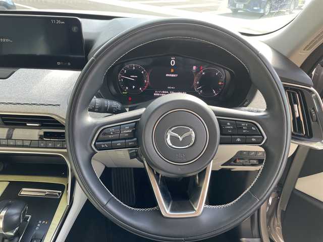 マツダ ＣＸ－６０ XD HV プレミアムモダン 愛知県 2023(令5)年 2.6万km プラチナクォーツメタリック プレミアムサウンドBOSE/純正12.4型ナビ SDカードなし/全方位カメラ/サンルーフ/レーダークルーズコントロール/シートヒーター全席/エアシート/バックカメラ/電動リアゲート/パワーシート/ヘッドアップディスプレイ/コーナーセンサー/純正アルミホイール/ブラインドスポットモニター/LEDヘッドライト/パドルシフト/ステアリングヒーター/オートマチックハイビーム/ワイヤレス充電機/衝突軽減システム/フルセグ/Bluetooth/ステアリングスイッチ/スマートキー/プッシュスタート