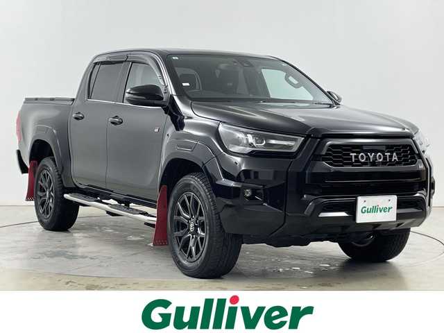トヨタ ハイラックス Z GRスポーツ 道央・札幌 2023(令5)年 3.5万km アティチュードブラックマイカ ・４WD　/ディーゼルターボ/・寒冷地仕様　/社外JBLスピーカー/・GRドレスアップマフラー/GRマッドフラップ/・GRスポーツサイドバイザー/・社外サイドステップ/社外トノカバー/・トヨタセーフティセンス/・レーダークルーズコントロール/・プリクラッシュセーフティ/・純正8インチディスプレイオーディオ/・コネクトナビ.BT.フルセグ.USB/・パノラミックビューモニター/・ハーフレザーシート/パワーシート/・360度ドライブレコーダー/・LEDオートライト/ETC2.0/・パドルシフト/・スマートキー