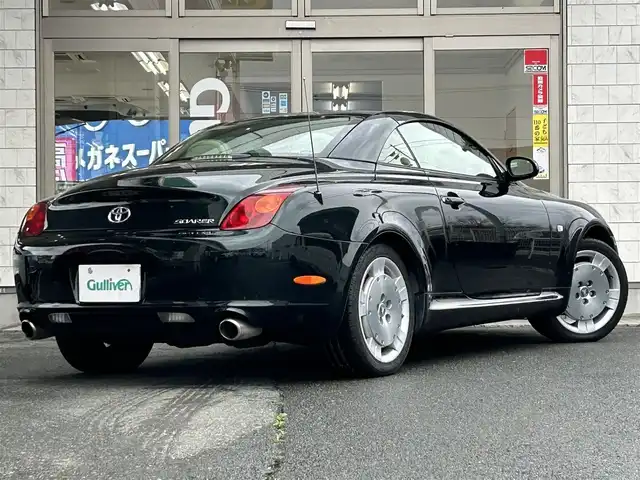 トヨタ ソアラ 430SCV 岩手県 2002(平14)年 5.2万km ダークグリーンマイカM 純正DVDナビ/CD/クルーズコントロール/フロントシートヒーター/フロントパワーシート/フロントメモリーシート/横滑り防止装置/レザーシート/TRC/ETC/ドライブレコーダー/リモコンキー