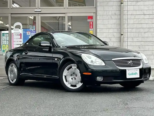 トヨタ ソアラ 430SCV 岩手県 2002(平14)年 5.2万km ダークグリーンマイカM 純正DVDナビ/CD/クルーズコントロール/フロントシートヒーター/フロントパワーシート/フロントメモリーシート/横滑り防止装置/レザーシート/TRC/ETC/ドライブレコーダー/リモコンキー