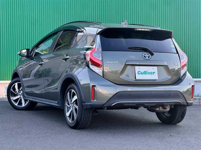 トヨタ アクア クロスオーバー グラム 宮城県 2019(令1)年 6.6万km オリーブマイカM ビューティパッケージ/・ナノイー/・シートヒーター/＝＝＝/セーフティセンス/・プリクラッシュセーフティ/・レーンディパーチャーアラート/・オートマチックハイビーム/先行車発進告知機能/インテリジェントクリアランスソナー/社外ナビ/・CD/DVD/・Bluetooth/・フルセグTV/バックカメラ/ETC/ドライブレコーダー/革巻きステアリング/オートライト/スマートキー/プッシュスタート/電動格納ミラー/ルーフレール/純正16インチAW/純正フロアマット/ドアバイザー/Wエアバッグ