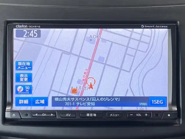 スズキ スイフト スポーツ 岐阜県 2013(平25)年 6.5万km プレミアムシルバーメタリック clarion製ナビ/（フルセグTV/CD/DVD/ipod）/バックカメラ/クルーズコントロール/キセノンヘッドライト/フロントフォグ/オートライト/革巻きステアリング/MTモード付AT/パドルシフト/アルミペダル/純正17インチAW/純正フロアマット/純正ドアバイザー/純正ビルトインETC/スマートキー×2/ABS/横滑り防止装置/盗難防止装置/ダブル＋サイドエアバッグ