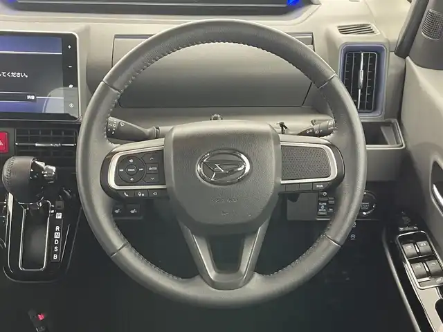 ダイハツ タント カスタム RS 愛知県 2019(令1)年 2万km シャイニングホワイトパール 純正９型ナビ　全方位カメラ　両側パワスラ　禁煙　黒ハーフレザー　フルセグＴＶ　ＤＶＤ再生　シートヒーター　スマートアシストIII　衝突軽減　純正ドラレコ　アイドリングストップ　プッシュスタート　フォグ
