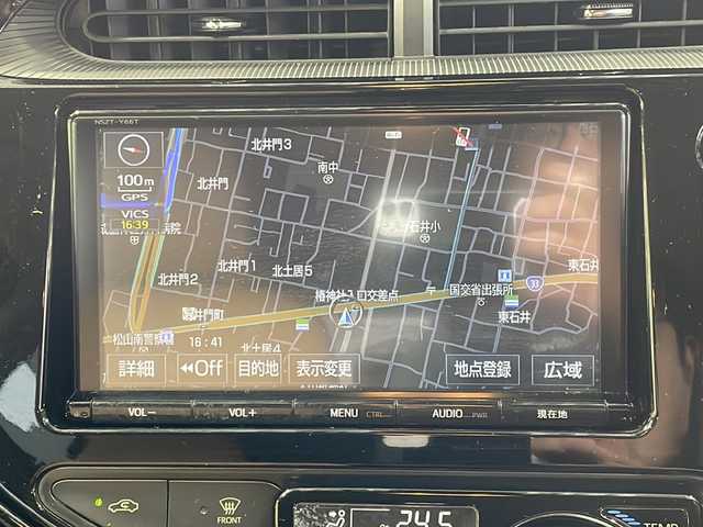 トヨタ アクア リルヴィーG 愛媛県 2018(平30)年 15万km ホワイトパールクリスタルシャイン 衝突軽減ブレーキ/レーンキープアシスト/純正SDナビ/地デジTV/【NSZT-Y66T】/純正CD/DVD/SD/Bluetooth/バックカメラ/合皮シート/前席シートヒーター/クルーズコントロール/ドライブレコーダー/スマートキー/純正15インチアルミ/革巻きステアリング/LEDヘッドライト/運転席シートリフター/電格ウィンカーミラー/スペアキー（スマートキー）/ETC/保証書/取扱説明書/ナビ取扱説明書/純正フロアマット