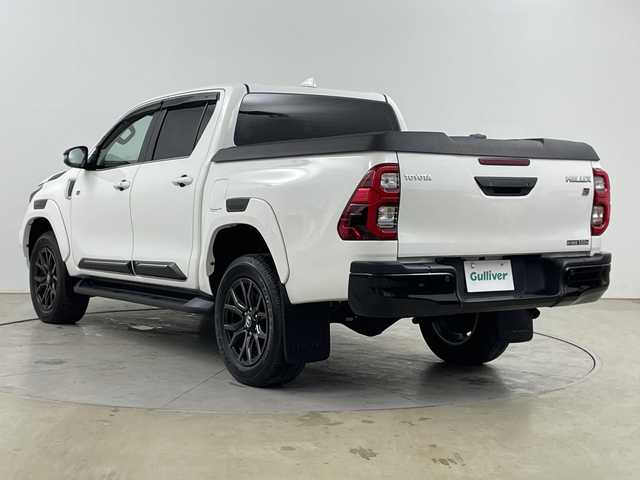 トヨタ ハイラックス 道央・札幌 2022(令4)年 1.9万km 白 　・４ＷＤ　/ディーゼル　ターボ/・純正ディスプレイオーディオ/・USB/AppleCarPlay/ナビ/・AndroidAuto/BT/・プリクラッシュセーフティー　/・レーンキープアシスト　/・パノラマミックビューモニター　/・荷台ハードカーバー（ダンパー付き）/・ダウンヒルアシストコントロール　/・センターでフロック　/・レーダークルーズコントロール/・MTモード付・パドルシフト/・ＥＴＣ/・ハーフレザーシート/・LEDオートライト/・スマートキー/スペアキー/・純正ハードトノカバー