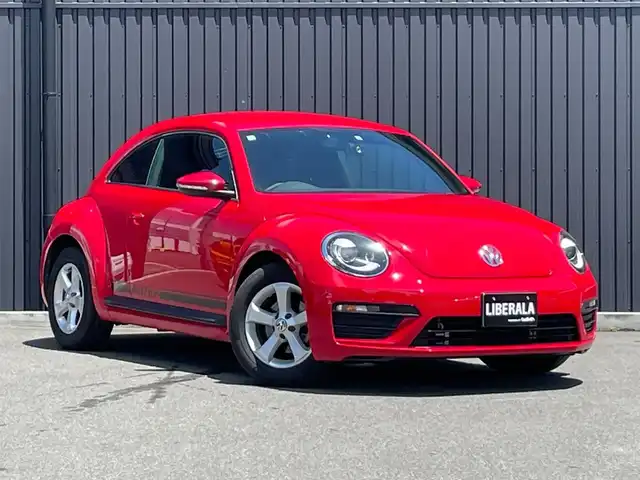 フォルクスワーゲン ザ・ビートル 福島県 2016(平28)年 7.2万km トルネードレッド 社外メモリナビ（clarion製）/CD/DVD/BT/バックカメラ/フルセグTV/社外エンジンスターター/ブラインドスポットモニター/キセノンライト/純正16インチAW/ETC/前ドラレコ/社外16インチAW冬タイヤ積込（215/60/16）/スマートキー