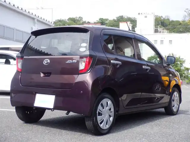 ダイハツ ミラ イース X SAⅢ 静岡県 2017(平29)年 2万km プラムブラウンクリスタルマイカ  ワンオーナー(保証書あり）/ 走行：19830km(登録時)/ スマートアシスト III/ 純正CDオーディオ/ 前方 純正ドライブレコーダー/ リモコンキー/ 純正LEDヘッドライト/ コーナーセンサー/ 純正フロアマット/ ドアバイザー