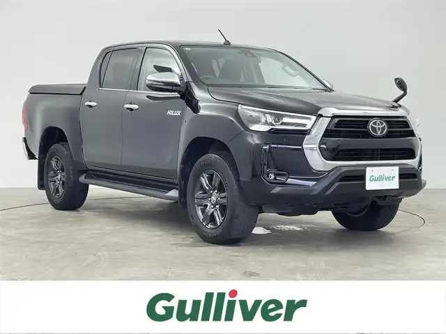 トヨタ ハイラックス Z 千葉県 2022(令4)年 2.6万km アティチュードブラックマイカ 禁煙車/４WD/・ダウンヒルアシストコントロール/トヨタセーフティセンス/・レーンディパーチャーアラート/・プリクラッシュセーフティ/・クリアランスソナー/・レーダークルーズコントロール/GRハードトノカバー/純正メモリナビ/・型番：NSCN-W68/・CD/AUX/Bluetooth/ワンセグTV/・バックカメラ/・ETC/革巻きステアリング/・ステアリングスイッチ/左右独立エアコン/純正フロアマット/純正17インチAW/電動格納ウインカーミラー/オートライト/・LEDヘッドライト/・LEDフォグランプ/プッシュスタート/・スマートキー/・スペアキー