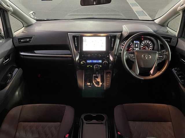 トヨタ アルファード S 山口県 2021(令3)年 3.1万km ラグジュアリーホワイトパールクリスタルシャインガラスフレーク ワンオーナー車/純正メーカーオプションナビ/CD/DVDデッキ/Bluetooth/フルセグTV/バックカメラ/純正フリップダウンモニター/両側パワースライドドア/LEDヘッドライト/LEDフォグライト/トヨタセーフティセンス/横滑り防止装置/オートマチックハイビーム/クルーズコントロール/レーンキープアシスト/ステアリングスイッチ/スマートキー＆プッシュスタート/社外前後ドライブレコーダー/純正18インチAW/保証書・取説/スペアキー1個