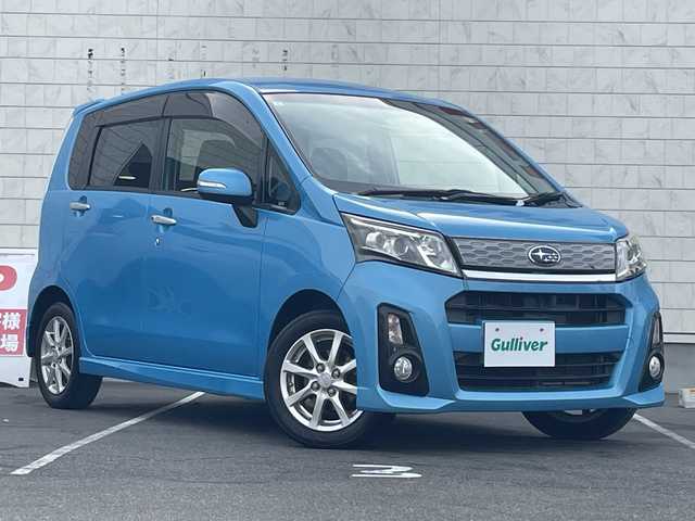 スバル ステラ カスタム R スマートアシスト 長野県 2013(平25)年 2.8万km ファインブルーマイカメタリック ・社外オーディオ/・スマートアシスト/・横滑り防止装置/・アイドリングストップ/・純正14インチアルミホイール/・HIDヘッドライト/・オートライト/・ウィンカーミラー/・電動格納ミラー/・スマートキー/・エンジンプッシュスタート/・フロアマット