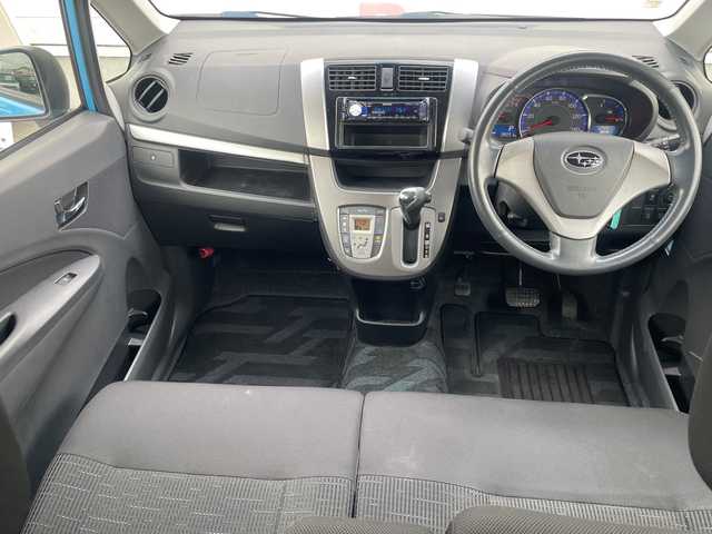 スバル ステラ カスタム R スマートアシスト 長野県 2013(平25)年 2.8万km ファインブルーマイカメタリック ・社外オーディオ/・スマートアシスト/・横滑り防止装置/・アイドリングストップ/・純正14インチアルミホイール/・HIDヘッドライト/・オートライト/・ウィンカーミラー/・電動格納ミラー/・スマートキー/・エンジンプッシュスタート/・フロアマット