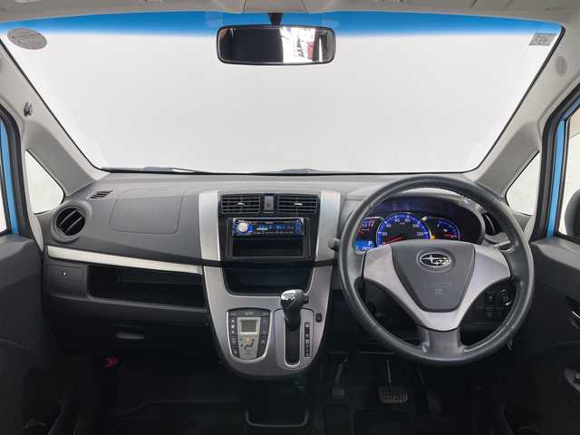 スバル ステラ カスタム R スマートアシスト 長野県 2013(平25)年 2.8万km ファインブルーマイカメタリック 4WD/社外CDチェンジャー(U373)/衝突軽減ブレーキ/アイドリングストップ/キセノンライト/オートライト/純正14インチAW装着/純正フロアマット/純正ドアバイザー/プッシュスタート/スマートキー/取扱説明書