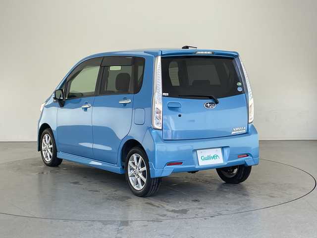 スバル ステラ カスタム R スマートアシスト 長野県 2013(平25)年 2.8万km ファインブルーマイカメタリック 4WD/社外CDチェンジャー(U373)/衝突軽減ブレーキ/アイドリングストップ/キセノンライト/オートライト/純正14インチAW装着/純正フロアマット/純正ドアバイザー/プッシュスタート/スマートキー/取扱説明書