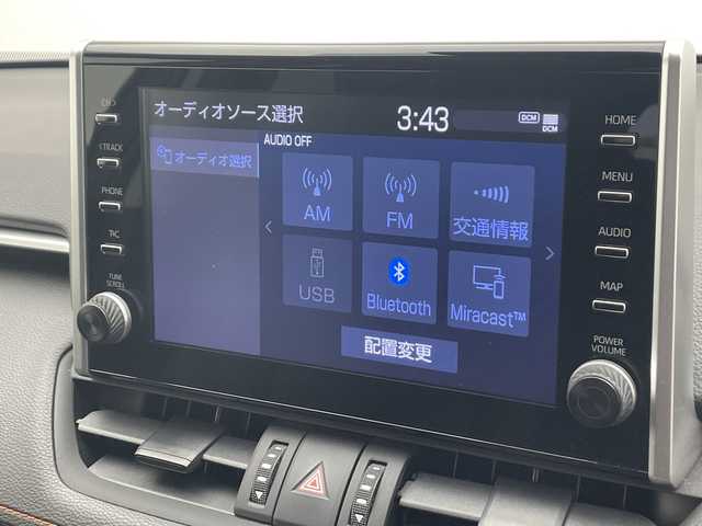 トヨタ ＲＡＶ４ アドベンチャー 千葉県 2021(令3)年 2.7万km アティチュードブラックマイカ TRDフロントロアガーニッシュ/純正ディスプレイオーディオ/バックカメラ/レーダー探知機/ステアリングリモコン/純正ビルトインETC/トヨタセーフティセンス/ISOFIX/レザーシート/パワーシート/LEDヘッドライト